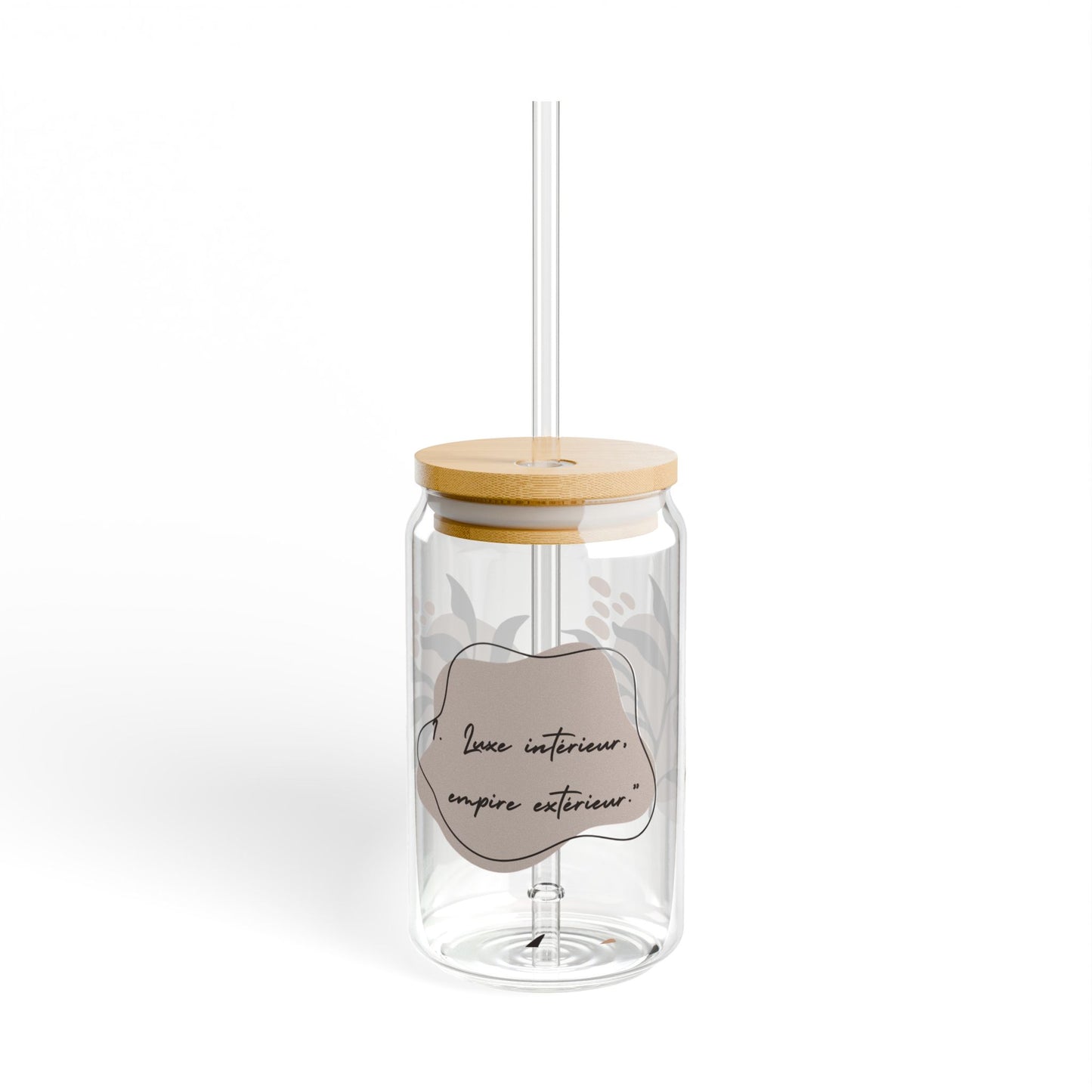 Botanical Sipper Glass, 16oz