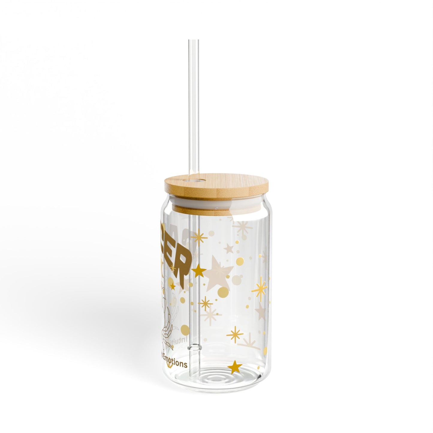Cancer Zodiac Sipper Glass, Astrological Drinkware