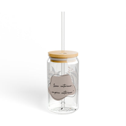Botanical Sipper Glass, 16oz