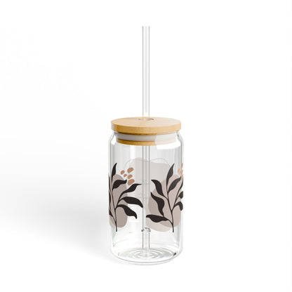 Botanical Sipper Glass, 16oz