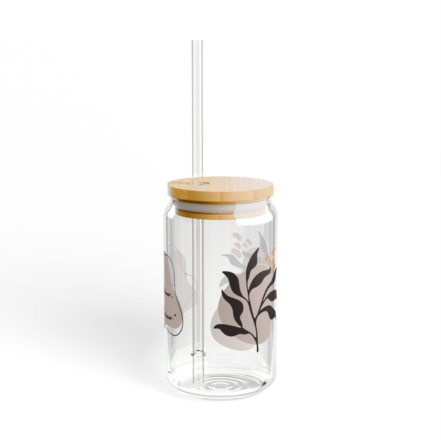 Botanical Sipper Glass, 16oz