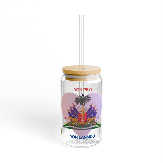Colorful Sipper Glass